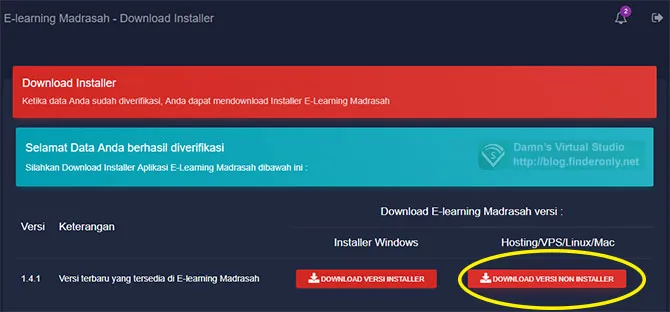 Download Aplikasi E-Learning Madrasah