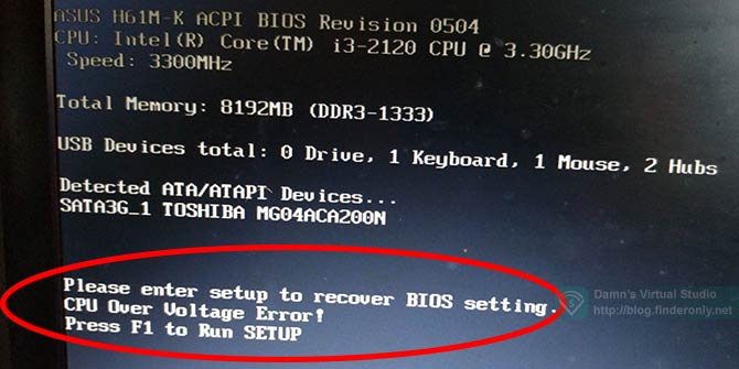 Solusi Kesalahan Tegangan Lebih CPU